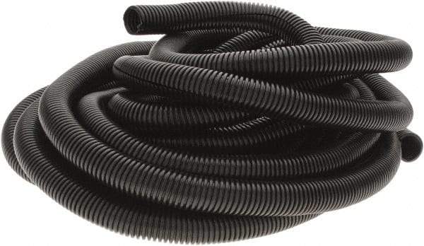 Value Collection - 25' Long, Flexible Wire Loom Conduit - Plastic, 3/4" ID - Apex Tool & Supply