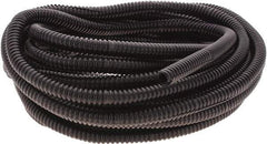 Value Collection - 25' Long, Flexible Wire Loom Conduit - Plastic, 1/4" ID - Apex Tool & Supply