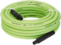 Legacy - 1/4" ID x 0.46" OD 50' Long Multipurpose Air Hose - MNPT x MNPT Ends, 300 Working psi, 140°, 1/4" Fitting, Green - Apex Tool & Supply