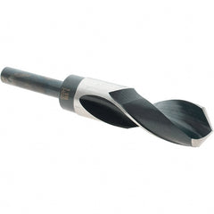 Import - 1-1/16" Drill, 118° Point, High Speed Steel Silver Deming & Reduced Shank Drill Bit - Apex Tool & Supply