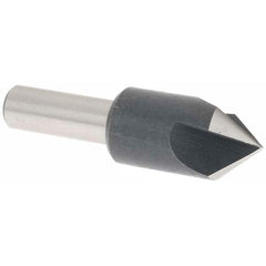 Value Collection - 5/8" Head Diam, 3/8" Shank Diam, 3 Flute 82° High Speed Steel Countersink - Apex Tool & Supply