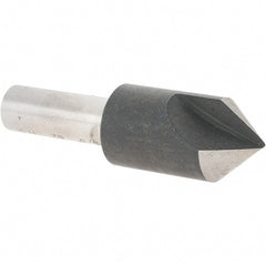 Value Collection - 5/8" Head Diam, 3/8" Shank Diam, 1 Flute 82° High Speed Steel Countersink - Apex Tool & Supply