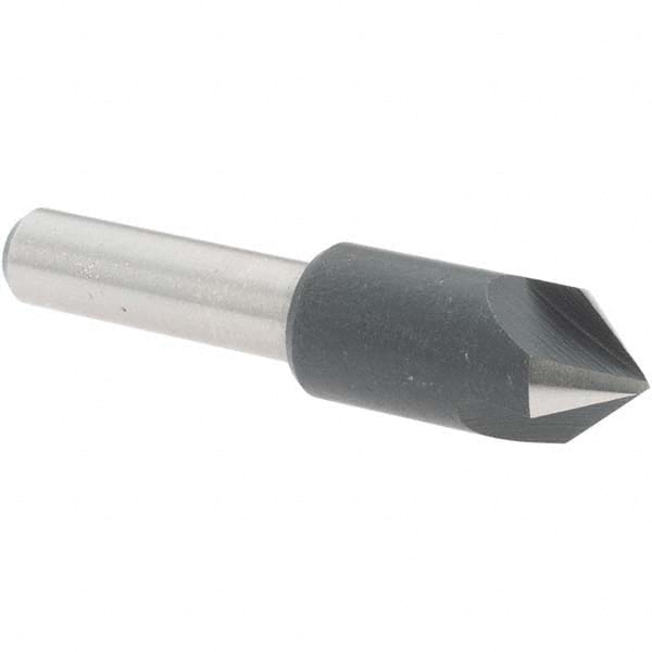 Value Collection - 3/8" Head Diam, 1/4" Shank Diam, 3 Flute 82° High Speed Steel Countersink - Apex Tool & Supply