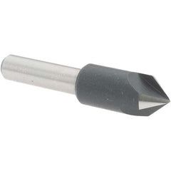 Value Collection - 3/8" Head Diam, 1/4" Shank Diam, 3 Flute 82° High Speed Steel Countersink - Apex Tool & Supply