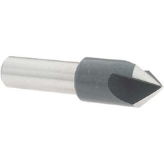 Value Collection - 1/2" Head Diam, 3/8" Shank Diam, 3 Flute 82° High Speed Steel Countersink - Apex Tool & Supply