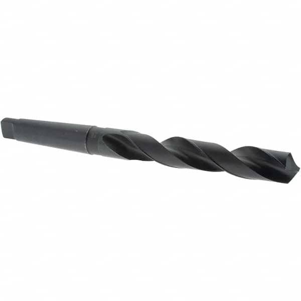Import - 1-1/4", 4MT 118° Point High Speed Steel Taper Shank Drill Bit - Apex Tool & Supply