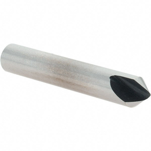 Value Collection - 1/4" Head Diam, 1/4" Shank Diam, 1 Flute 82° High Speed Steel Countersink - Apex Tool & Supply