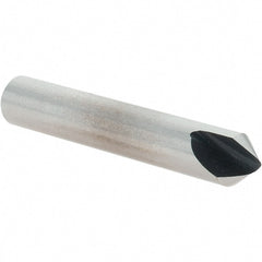 Value Collection - 1/4" Head Diam, 1/4" Shank Diam, 1 Flute 82° High Speed Steel Countersink - Apex Tool & Supply