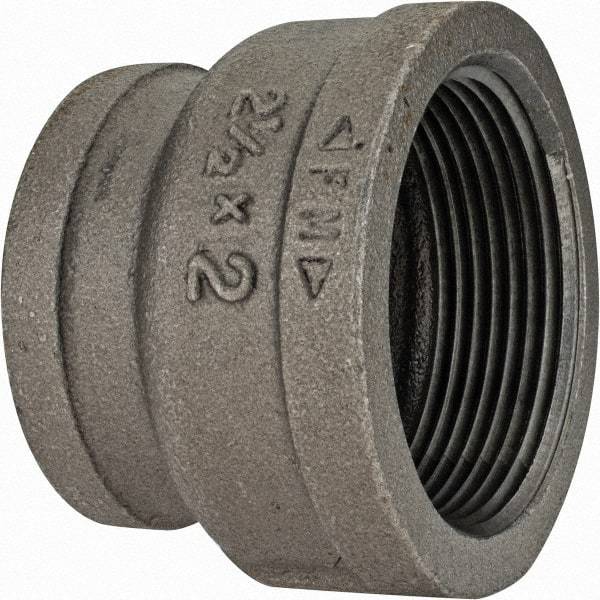 Value Collection - Size 3 x 2", Class 150, Malleable Iron Galvanized Pipe Reducing Bushing - 150 psi, Threaded End Connection - Apex Tool & Supply