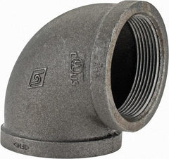 Value Collection - Class 150, 3" Black Pipe 90° Elbow - Threaded, Malleable Iron - Apex Tool & Supply