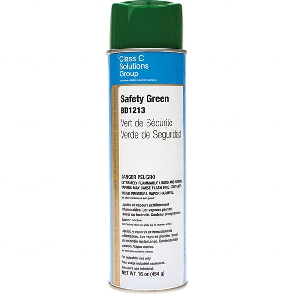 Made in USA - Spray Paints Type: Spray Paint Color: Safety Green - Apex Tool & Supply
