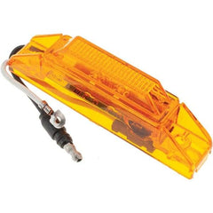 Truck-Lite - 4" Long, 0.05 Amp, LED Side Marker Light Kit - 12 Volts, Yellow - Apex Tool & Supply