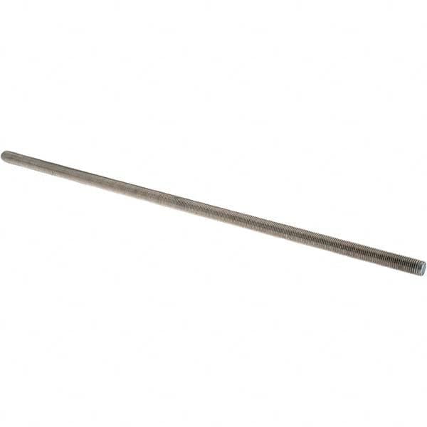 Value Collection - 1-8 x 3' Stainless Steel General Purpose Threaded Rod - Apex Tool & Supply