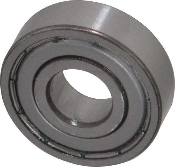 SKF - 10mm Bore Diam, 26mm OD, Double Shield Deep Groove Radial Ball Bearing - 8mm Wide, 1 Row, Round Bore, 1,960 Nm Static Capacity, 4,750 Nm Dynamic Capacity - Apex Tool & Supply