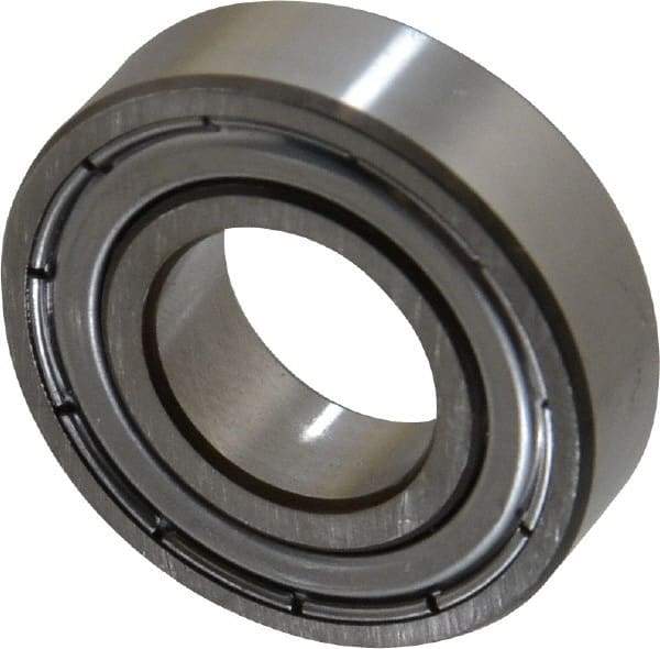 SKF - 15mm Bore Diam, 32mm OD, Double Shield Deep Groove Radial Ball Bearing - 9mm Wide, 1 Row, Round Bore, 2,850 Nm Static Capacity, 5,850 Nm Dynamic Capacity - Apex Tool & Supply