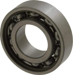 SKF - 17mm Bore Diam, 35mm OD, Open Deep Groove Radial Ball Bearing - 10mm Wide, 1 Row, Round Bore, 3,250 Nm Static Capacity, 6,370 Nm Dynamic Capacity - Apex Tool & Supply