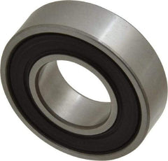 SKF - 17mm Bore Diam, 35mm OD, Double Seal Deep Groove Radial Ball Bearing - 10mm Wide, 1 Row, Round Bore, 3,250 Nm Static Capacity, 6,370 Nm Dynamic Capacity - Apex Tool & Supply