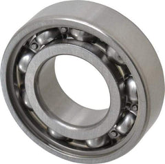 SKF - 20mm Bore Diam, 42mm OD, Open Deep Groove Radial Ball Bearing - 12mm Wide, 1 Row, Round Bore, 5,000 Nm Static Capacity, 9,950 Nm Dynamic Capacity - Apex Tool & Supply