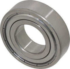 SKF - 20mm Bore Diam, 42mm OD, Double Shield Deep Groove Radial Ball Bearing - 12mm Wide, 1 Row, Round Bore, 5,000 Nm Static Capacity, 9,950 Nm Dynamic Capacity - Apex Tool & Supply