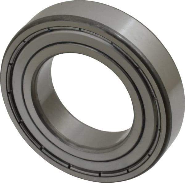 SKF - 35mm Bore Diam, 62mm OD, Double Shield Deep Groove Radial Ball Bearing - 14mm Wide, 1 Row, Round Bore, 10,200 Nm Static Capacity, 16,800 Nm Dynamic Capacity - Apex Tool & Supply