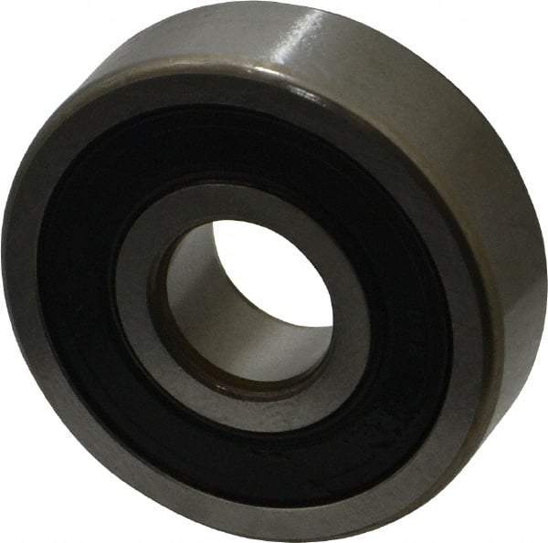 SKF - 10mm Bore Diam, 30mm OD, Double Seal Deep Groove Radial Ball Bearing - 9mm Wide, 1 Row, Round Bore, 2,360 Nm Static Capacity, 5,400 Nm Dynamic Capacity - Apex Tool & Supply