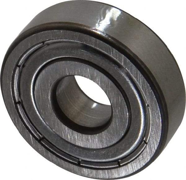 SKF - 10mm Bore Diam, 30mm OD, Double Shield Deep Groove Radial Ball Bearing - 9mm Wide, 1 Row, Round Bore, 2,360 Nm Static Capacity, 5,400 Nm Dynamic Capacity - Apex Tool & Supply