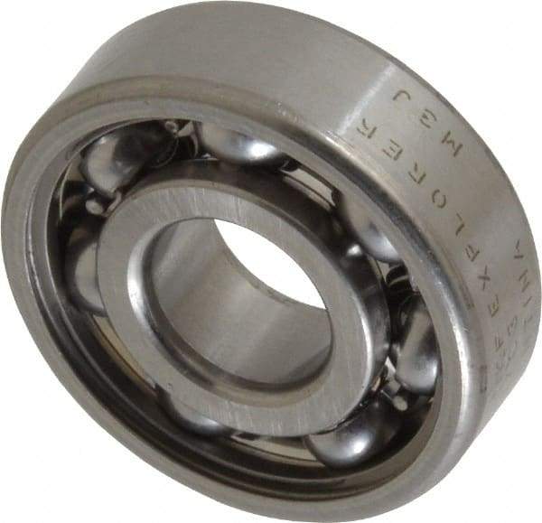 SKF - 12mm Bore Diam, 32mm OD, Open Deep Groove Radial Ball Bearing - 10mm Wide, 1 Row, Round Bore, 3,100 Nm Static Capacity, 7,280 Nm Dynamic Capacity - Apex Tool & Supply