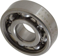 SKF - 12mm Bore Diam, 32mm OD, Open Deep Groove Radial Ball Bearing - 10mm Wide, 1 Row, Round Bore, 3,100 Nm Static Capacity, 7,280 Nm Dynamic Capacity - Apex Tool & Supply