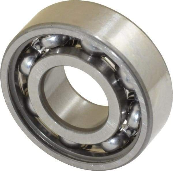 SKF - 15mm Bore Diam, 35mm OD, Open Deep Groove Radial Ball Bearing - 11mm Wide, 1 Row, Round Bore, 3,750 Nm Static Capacity, 8,060 Nm Dynamic Capacity - Apex Tool & Supply