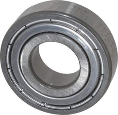 SKF - 15mm Bore Diam, 35mm OD, Double Shield Deep Groove Radial Ball Bearing - 11mm Wide, 1 Row, Round Bore, 3,750 Nm Static Capacity, 8,060 Nm Dynamic Capacity - Apex Tool & Supply