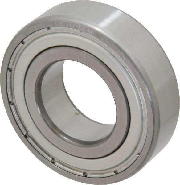 SKF - 25mm Bore Diam, 52mm OD, Double Shield Deep Groove Radial Ball Bearing - 15mm Wide, 1 Row, Round Bore, 7,800 Nm Static Capacity, 14,800 Nm Dynamic Capacity - Apex Tool & Supply