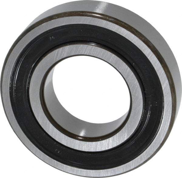 SKF - 35mm Bore Diam, 72mm OD, Double Seal Deep Groove Radial Ball Bearing - 17mm Wide, 1 Row, Round Bore, 15,300 Nm Static Capacity, 27,000 Nm Dynamic Capacity - Apex Tool & Supply