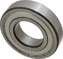 SKF - 35mm Bore Diam, 72mm OD, Double Shield Deep Groove Radial Ball Bearing - 17mm Wide, 1 Row, Round Bore, 15,300 Nm Static Capacity, 27,000 Nm Dynamic Capacity - Apex Tool & Supply