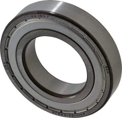 SKF - 55mm Bore Diam, 100mm OD, Double Shield Deep Groove Radial Ball Bearing - 21mm Wide, 1 Row, Round Bore, 29,000 Nm Static Capacity, 46,200 Nm Dynamic Capacity - Apex Tool & Supply