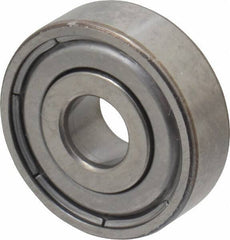 SKF - 7mm Bore Diam, 22mm OD, Double Shield Deep Groove Radial Ball Bearing - 7mm Wide, 1 Row, Round Bore, 1,370 Nm Static Capacity, 3,450 Nm Dynamic Capacity - Apex Tool & Supply