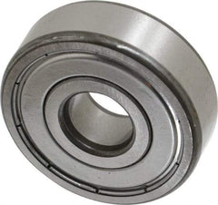 SKF - 12mm Bore Diam, 37mm OD, Double Shield Deep Groove Radial Ball Bearing - 12mm Wide, 1 Row, Round Bore, 4,150 Nm Static Capacity, 10,100 Nm Dynamic Capacity - Apex Tool & Supply