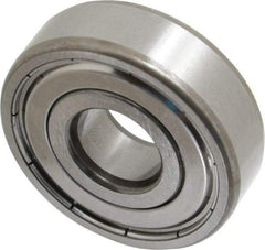 SKF - 15mm Bore Diam, 42mm OD, Double Shield Deep Groove Radial Ball Bearing - 13mm Wide, 1 Row, Round Bore, 5,400 Nm Static Capacity, 11,900 Nm Dynamic Capacity - Apex Tool & Supply
