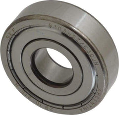 SKF - 17mm Bore Diam, 47mm OD, Double Shield Deep Groove Radial Ball Bearing - 14mm Wide, 1 Row, Round Bore, 6,550 Nm Static Capacity, 14,300 Nm Dynamic Capacity - Apex Tool & Supply