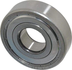 SKF - 20mm Bore Diam, 52mm OD, Double Shield Deep Groove Radial Ball Bearing - 15mm Wide, 1 Row, Round Bore, 7,800 Nm Static Capacity, 16,800 Nm Dynamic Capacity - Apex Tool & Supply