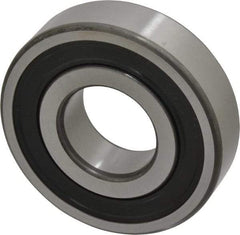 SKF - 30mm Bore Diam, 72mm OD, Double Seal Deep Groove Radial Ball Bearing - 19mm Wide, 1 Row, Round Bore, 16,000 Nm Static Capacity, 29,600 Nm Dynamic Capacity - Apex Tool & Supply
