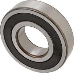 SKF - 50mm Bore Diam, 110mm OD, Double Seal Deep Groove Radial Ball Bearing - 27mm Wide, 1 Row, Round Bore, 38,000 Nm Static Capacity, 65,000 Nm Dynamic Capacity - Apex Tool & Supply