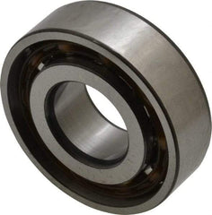 SKF - 15mm Bore Diam, 35mm OD, Open Angular Contact Radial Ball Bearing - 11mm Wide, 1 Row, Round Bore, 4,800 Lb Static Capacity, 8,840 Lb Dynamic Capacity - Apex Tool & Supply