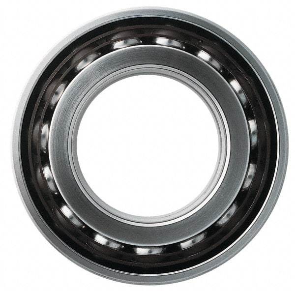 SKF - 10mm Bore Diam, 30mm OD, Double Shield Angular Contact Radial Ball Bearing - 14mm Wide, 2 Rows, Round Bore, 4,300 Lb Static Capacity, 7,610 Lb Dynamic Capacity - Apex Tool & Supply