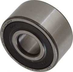 SKF - 12mm Bore Diam, 32mm OD, Double Seal Angular Contact Radial Ball Bearing - 15.9mm Wide, 2 Rows, Round Bore, 5,600 Lb Static Capacity, 10,100 Lb Dynamic Capacity - Apex Tool & Supply