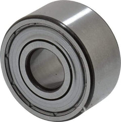 SKF - 12mm Bore Diam, 32mm OD, Double Shield Angular Contact Radial Ball Bearing - 15.9mm Wide, 2 Rows, Round Bore, 5,600 Lb Static Capacity, 10,100 Lb Dynamic Capacity - Apex Tool & Supply