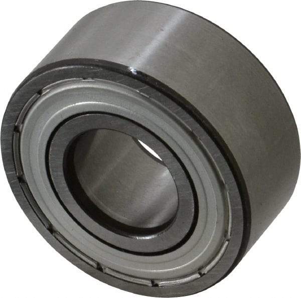 SKF - 17mm Bore Diam, 40mm OD, Double Shield Angular Contact Radial Ball Bearing - 17.5mm Wide, 2 Rows, Round Bore, 8,800 Lb Static Capacity, 14,300 Lb Dynamic Capacity - Apex Tool & Supply