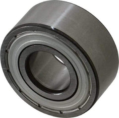 SKF - 17mm Bore Diam, 40mm OD, Double Shield Angular Contact Radial Ball Bearing - 17.5mm Wide, 2 Rows, Round Bore, 8,800 Lb Static Capacity, 14,300 Lb Dynamic Capacity - Apex Tool & Supply