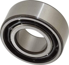 SKF - 25mm Bore Diam, 52mm OD, Open Angular Contact Radial Ball Bearing - 20.6mm Wide, 2 Rows, Round Bore, 14,300 Lb Static Capacity, 20,800 Lb Dynamic Capacity - Apex Tool & Supply