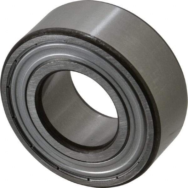 SKF - 25mm Bore Diam, 52mm OD, Double Shield Angular Contact Radial Ball Bearing - 20.6mm Wide, 2 Rows, Round Bore, 14,300 Lb Static Capacity, 20,800 Lb Dynamic Capacity - Apex Tool & Supply