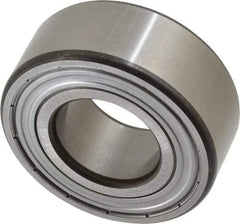 SKF - 25mm Bore Diam, 52mm OD, Double Shield Angular Contact Radial Ball Bearing - 20.6mm Wide, 2 Rows, Round Bore, 14,300 Lb Static Capacity, 20,800 Lb Dynamic Capacity - Apex Tool & Supply